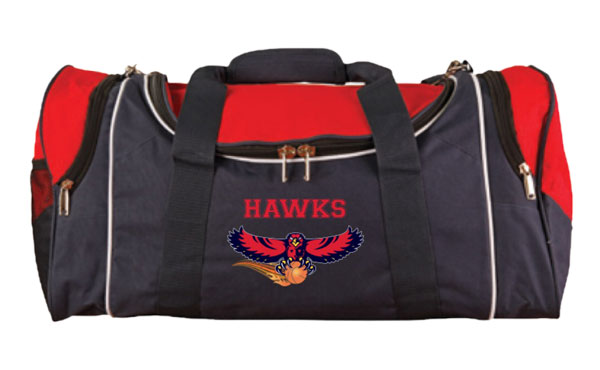 Hawks Basketball Sports Bag